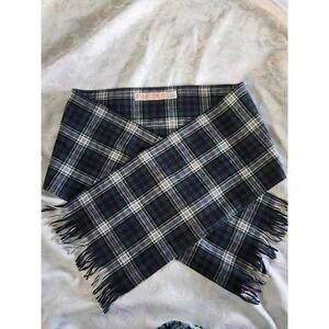 Vintage Pendleton Wool Green Red Plaid 90s  Mens Scarf